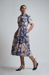 FLORAL MIDI DRESS